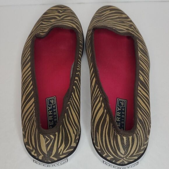 Sperry Top sider canvas slip on flats - Picture 9 of 10